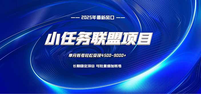 图片[1]-小任务联盟项目：一台电脑每天只需10分钟，轻松简单稳定-阿鑫