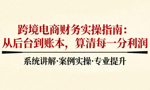 图片[1]-2025跨境电商财务实操指南-阿鑫