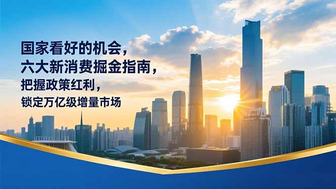 图片[1]-某付费文章：国家看好的机会，六大新消费掘金指南，把握政策红利，锁定万亿级增量市场-阿鑫