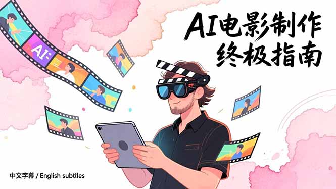 图片[1]-AI电影制作终极指南：从创意到成片，系统掌握智能影视全流程实战课(中英字幕-阿鑫