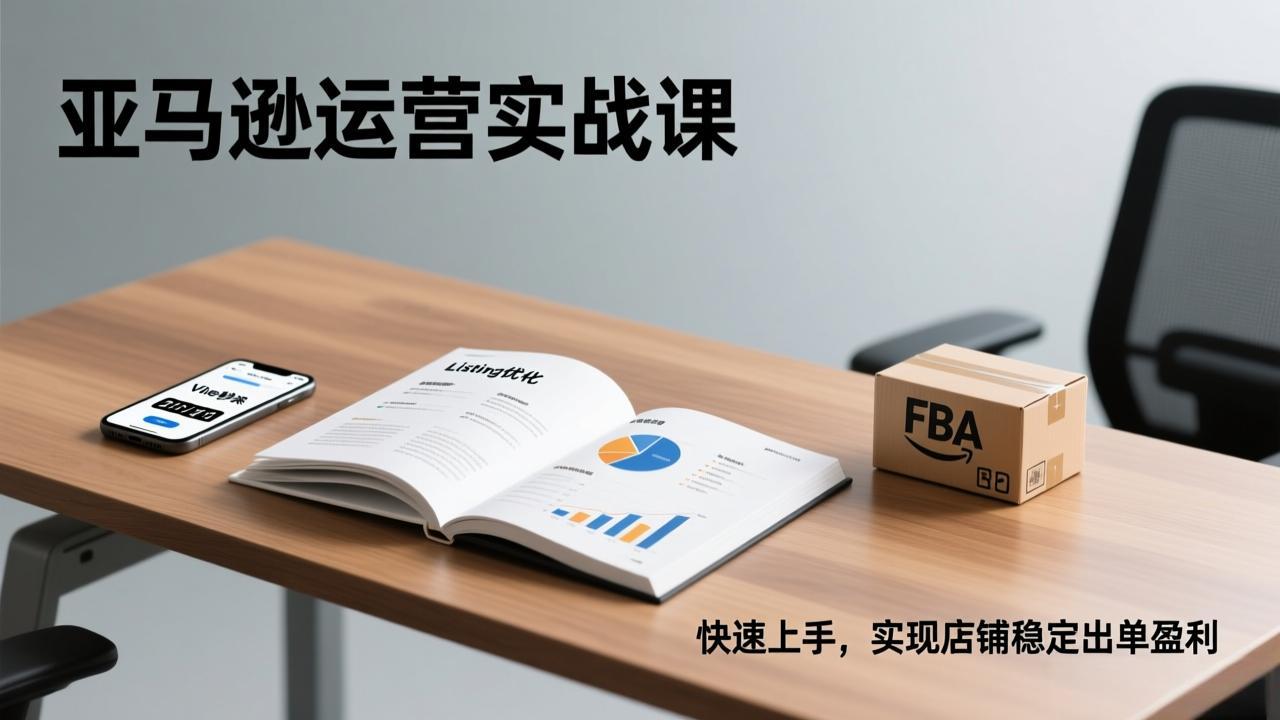 图片[1]-亚马逊运营实战课，Listing优化、Vine秒杀、FBA发货，快速上手，实现店铺稳定出单盈利-阿鑫