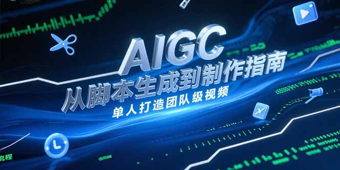 图片[1]-AIGC视频制作指南，从脚本生成到剪辑全流程，单人打造团队级视频-阿鑫