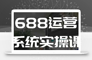 1688高阶运营系统实操课,快速掌握1688店铺运营的核心玩法