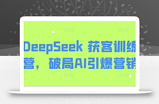 DeepSeek 获客训练营,破局AI引爆营销
