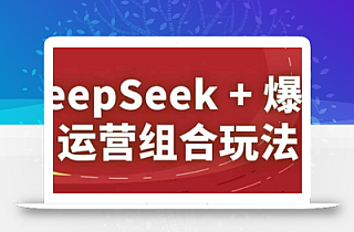 DeepSeek+爆品运营组合玩法,2025淘系精品课