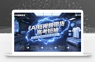 AI短视频带货高考短袖爆款解析制作全流程