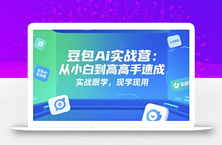 豆包Ai实战营:从小白到高手速成,实战跟学,现学现用