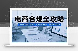 电商合规全攻略,人事合同雷区规避,税务风控体系,知识产权防御