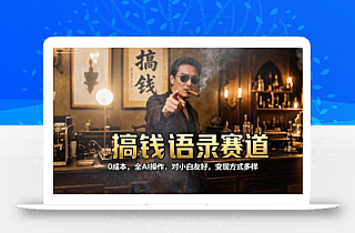 搞钱语录赛道,0成本,全AI操作,对小白友好,变现方式多样