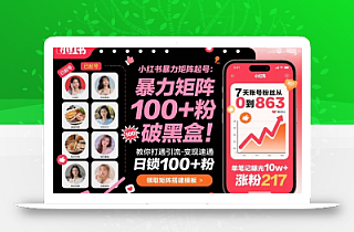 小红书暴力矩阵起号,教你打通引流-变现速通,日锁100+粉,破流量黑盒