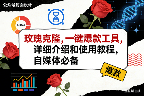 （17557期）玫瑰克隆工具，ai鲁大魔，自媒体必备神器，一键爆款神器，详细教程。